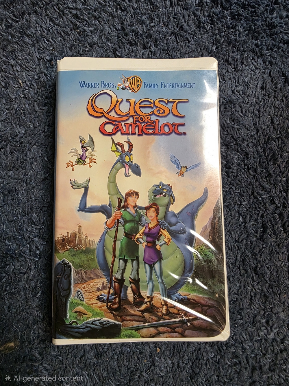 Warner Bros. Quest for Camelot VHS 1998